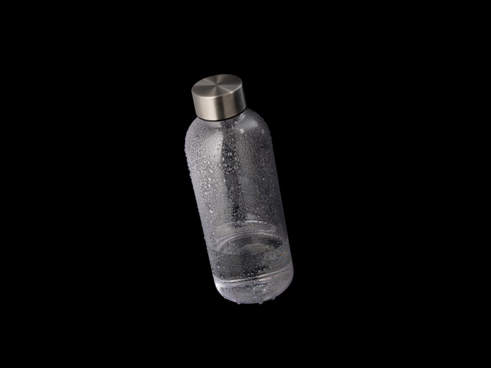 Auslaufsichere Trinkflasche mit Metalldeckel