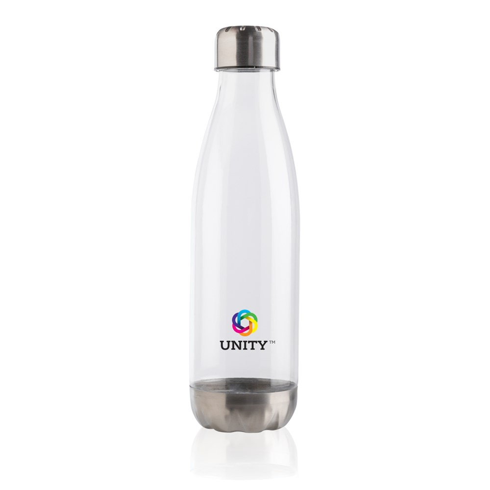 Auslaufsichere Trinkflasche mit Stainless-Steel-Deckel