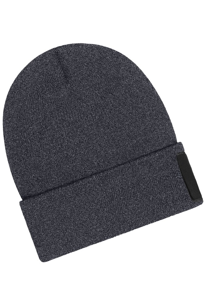 Beanie with Patch (10cm x 5 cm) - Thinsulate