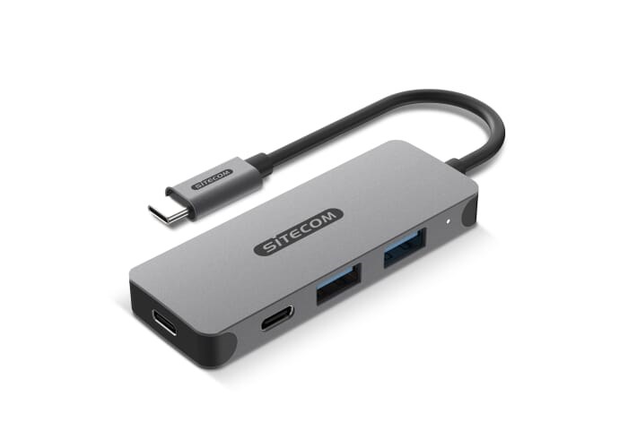 Sitecom  USB-C to 2x USB-A + 2x USB-C Hub