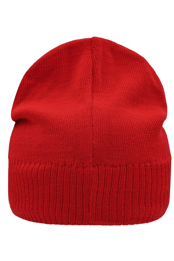 Knitted Beanie with Fleece Inset