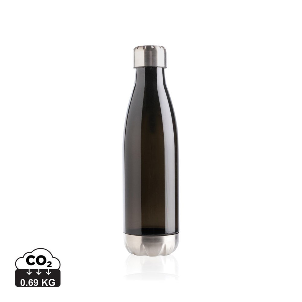 Auslaufsichere Trinkflasche mit Stainless-Steel-Deckel