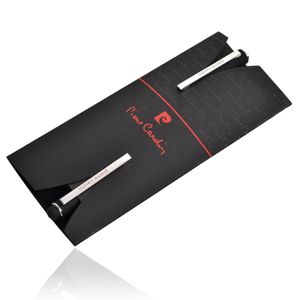 Pierre Cardin® CLAUDIE Set aus Rollerball Touchpen und Kugelschreiber Stylus, schwarz