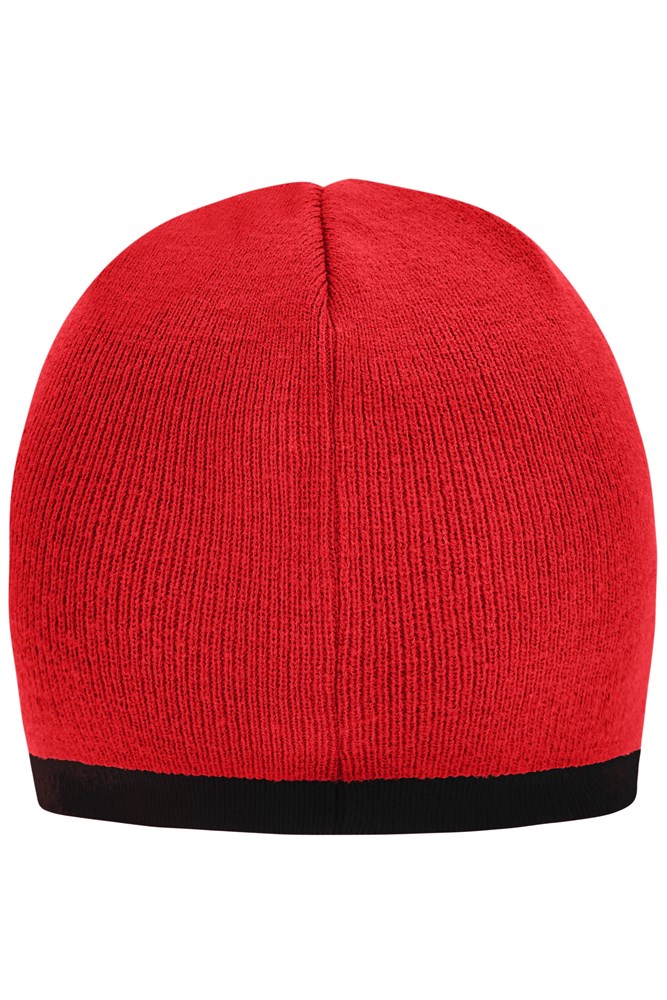 Beanie with Contrasting Border