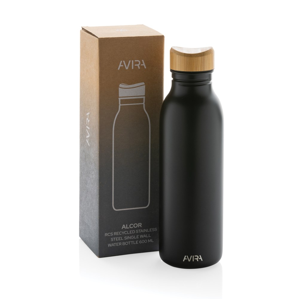 Avira Alcor 600ml Wasserflasche aus RCS rec. Stainless-Steel