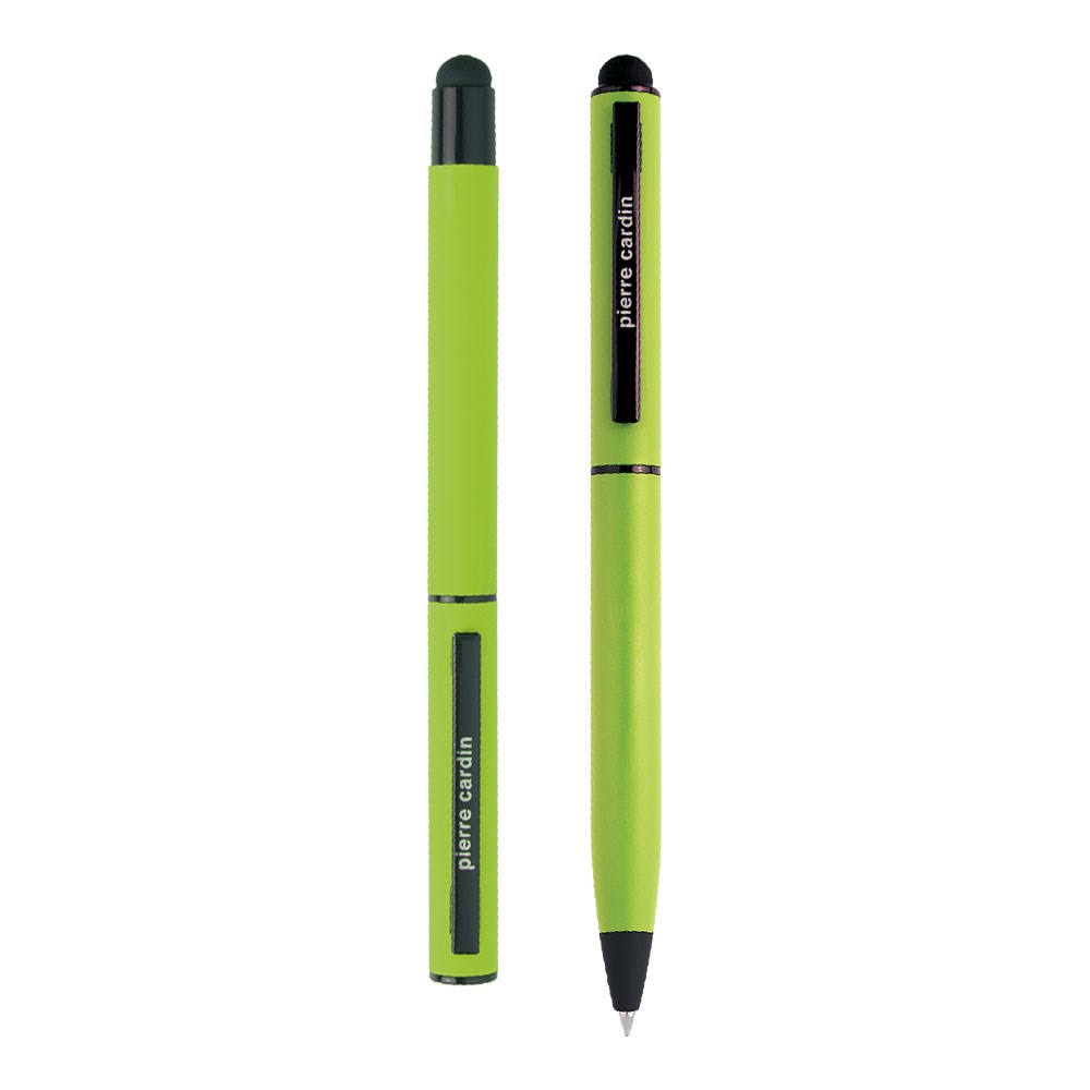 Pierre Cardin® CELEBRATION Set aus Rollerball Touchpen und Kugelschreiber Stylus, grün