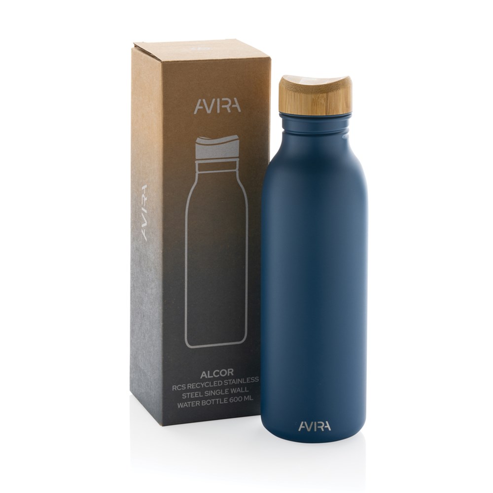 Avira Alcor 600ml Wasserflasche aus RCS rec. Stainless-Steel