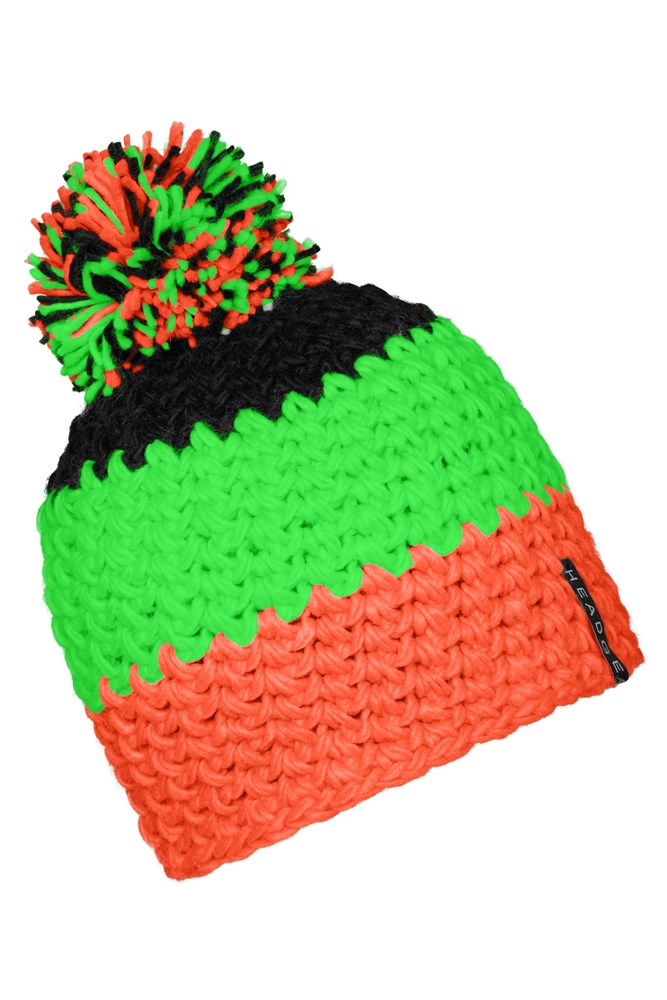 Crocheted Cap with Pompon