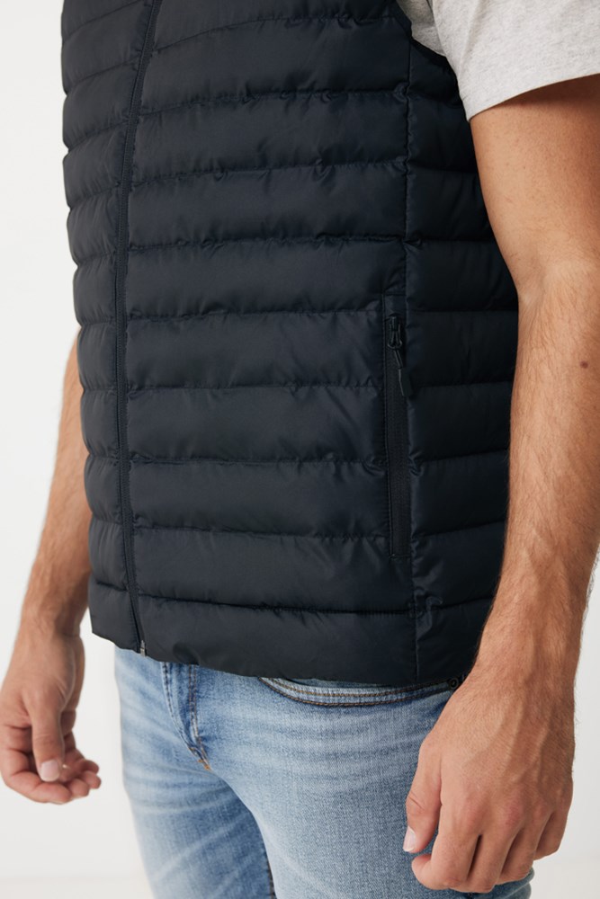 Iqoniq Meru Herren Bodywarmer aus recyceltem Polyester