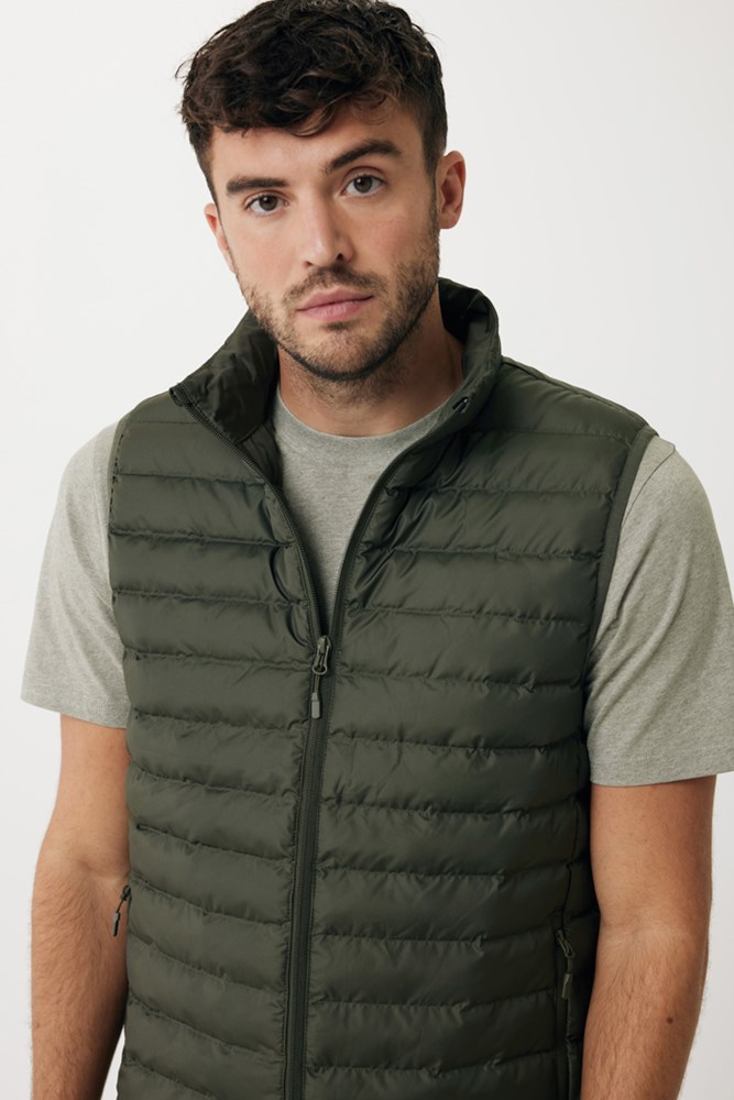 Iqoniq Meru Herren Bodywarmer aus recyceltem Polyester