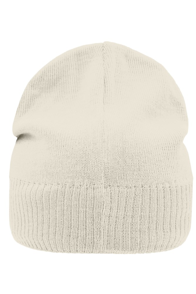 Knitted Beanie with Fleece Inset