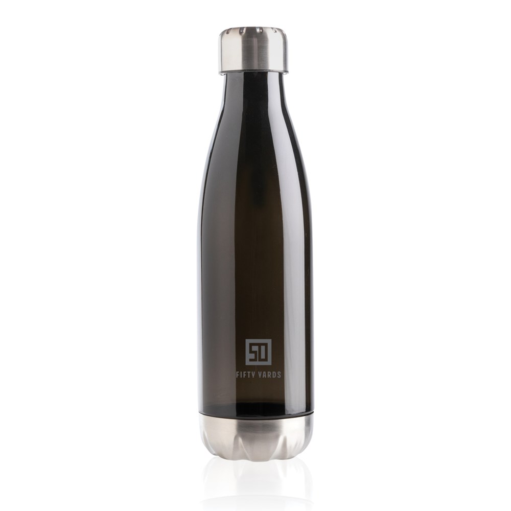 Auslaufsichere Trinkflasche mit Stainless-Steel-Deckel