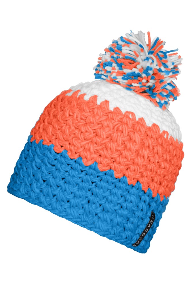 Crocheted Cap with Pompon