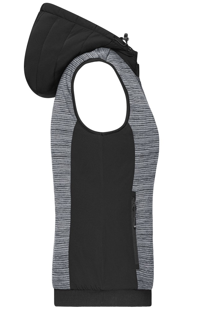 Ladies' Padded Hybrid Vest