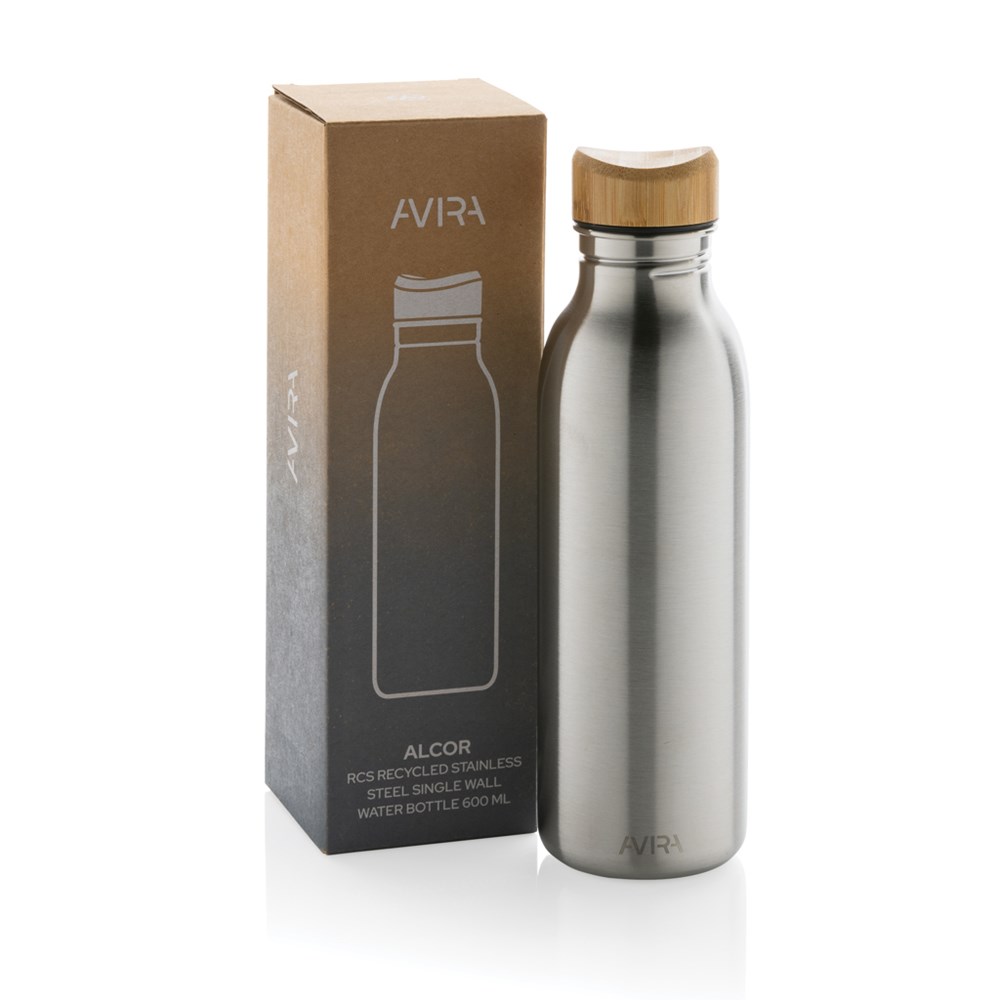 Avira Alcor 600ml Wasserflasche aus RCS rec. Stainless-Steel