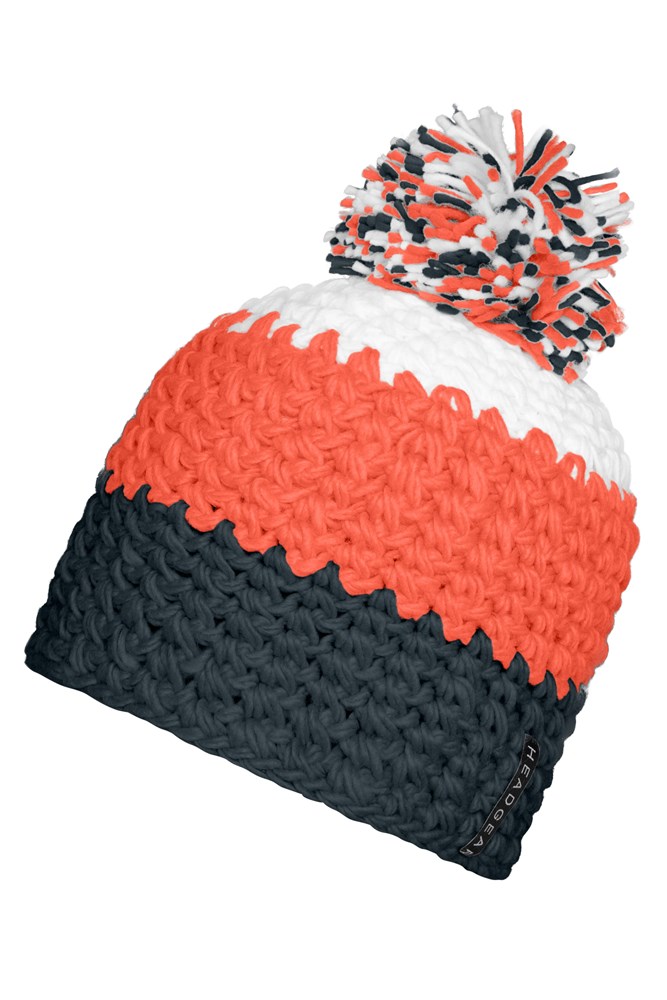 Crocheted Cap with Pompon